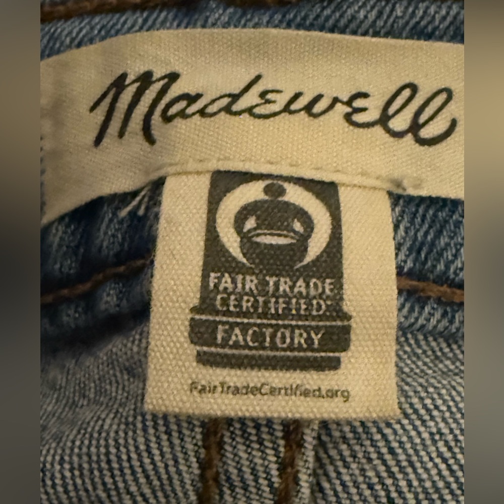 MADEWELL THE HIGH RISE SLIM BOY JEAN IN ELKHART WASH 25 - Picture 7 of 10